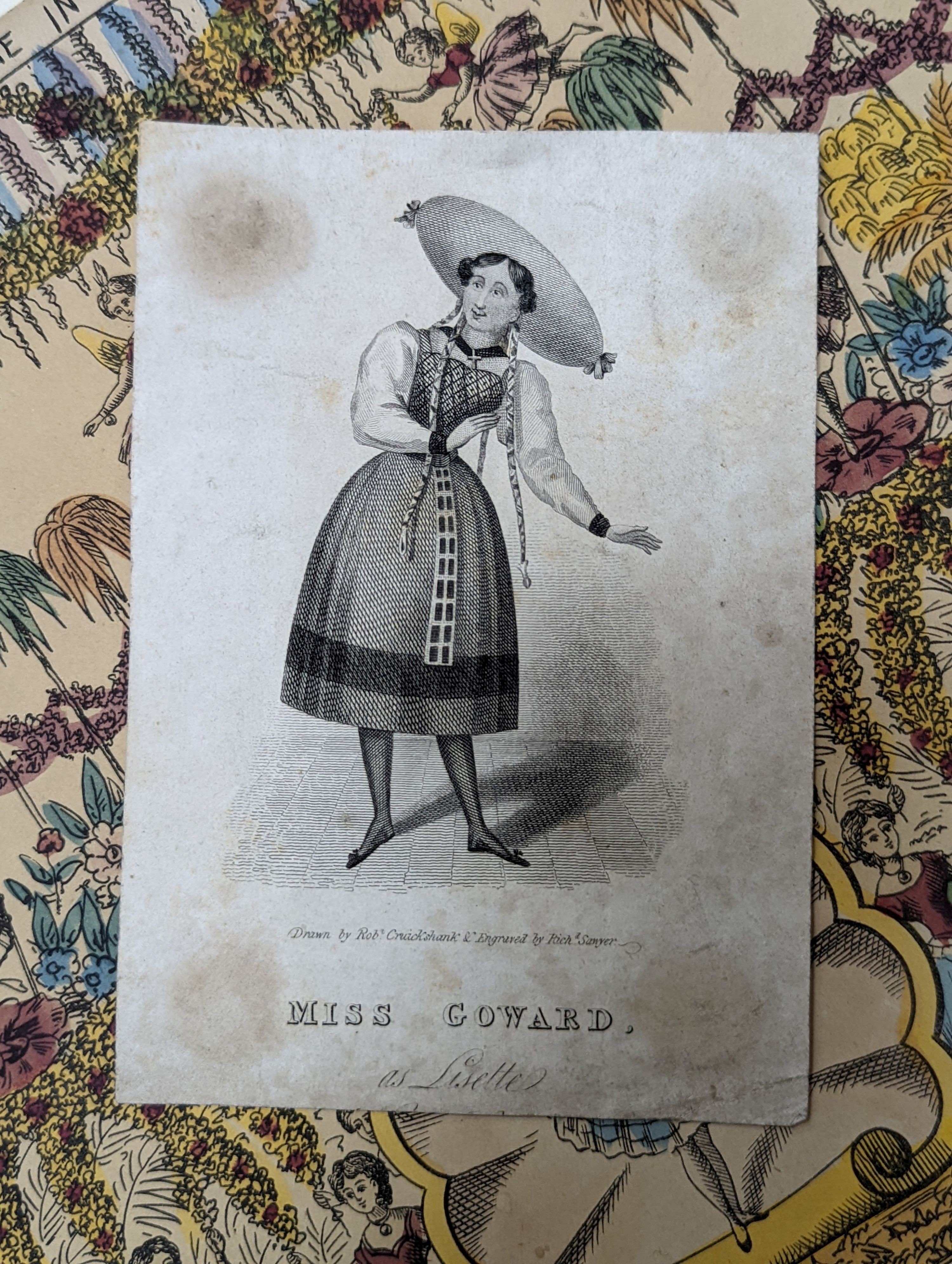 A folio of assorted antique prints